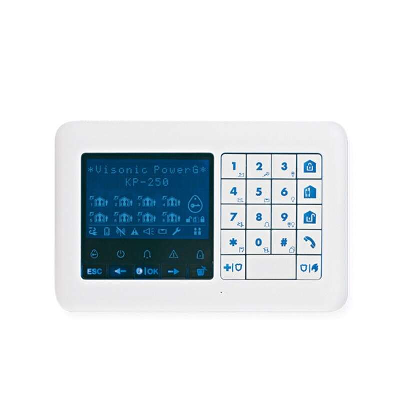 Clavier radio LCD + lecteur de proximité pour centrale PM