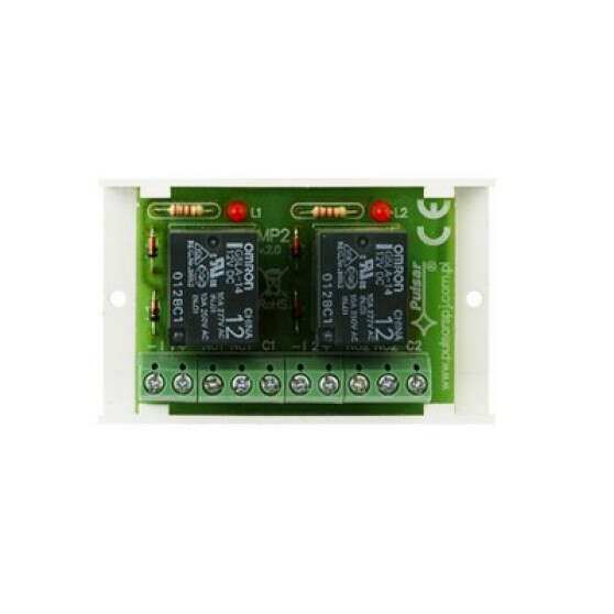 Carte 2 relais 12V 2RT 2A sous 30Vdc