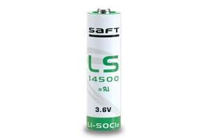Pile AA  lithium SAFT LS14500, 3,6V, 2,6Ah
