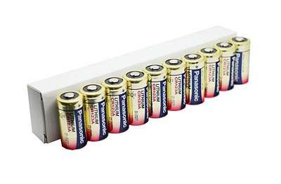 Pack 10 Piles CR123 Lithium PANASONIC 3V