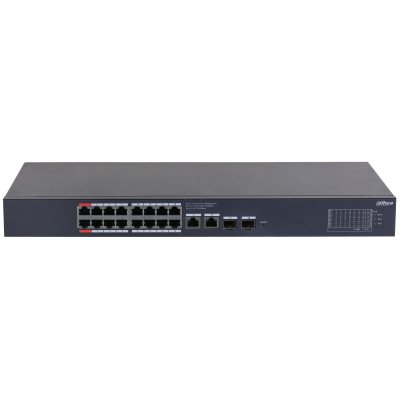 Switch 16 ports PoE Gbit  et Uplink 2X SFP et 2 X RJ45 Gbit manageable