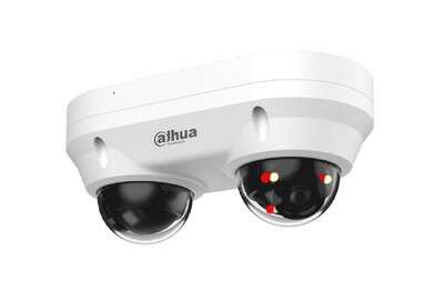 Dôme IP Smart Dual Light 2 X 4MP Obj 2.8mm IR30M IP67 IK10 PoE