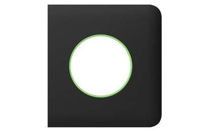Slidecover noir pour la prise OUTLETCORE Type E