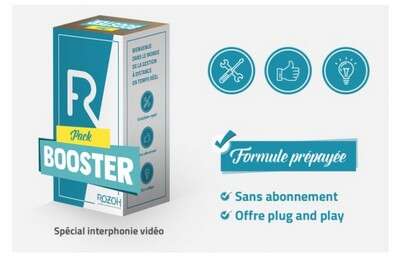 Pack BOOSTER vidéo interphone à boutons