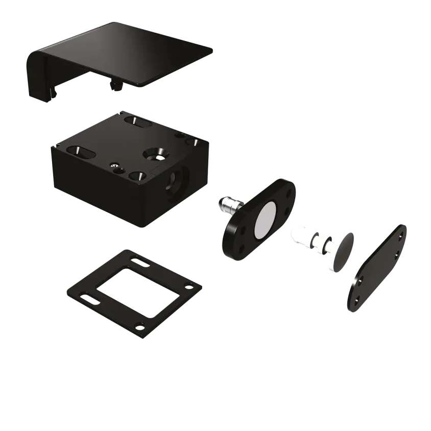 Verrou électrique miniature Ap 400 lbs émission rupture 12/24Vdc