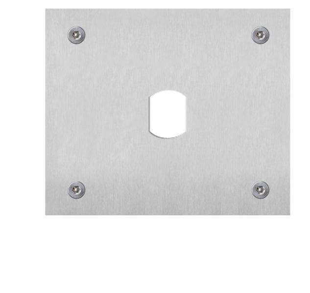 Cadre inox pour lecteur Vigik