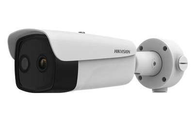 Caméra IP thermique 384x288 Obj 9.7mm et optique 4Mp Obj 4mm IR50M anti-corrosio
