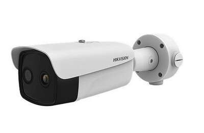 Caméra IP thermique/thermo 384x288 Obj 15mm et optique 4Mp Obj 6mm IR50M anti-co