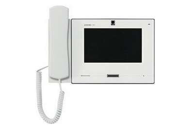 Moniteur blanc vidéo IP/SIP 7" avec combiné