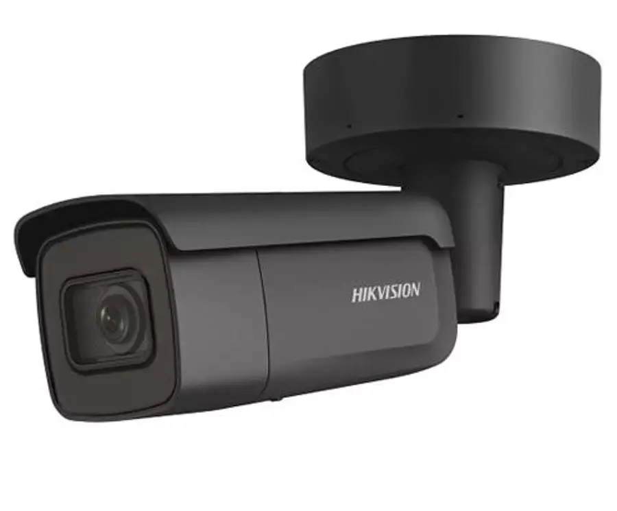 Caméra IP 2MP noire Obj 2.8-12mm IR50M IP67 IK10