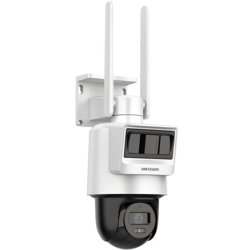 Dôme PT IP 4MP Obj 2.8mm IR30M IP66 avec panneau solaire