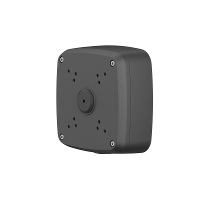 Boîte de jonction aluminium Noire étanche, dimensions 134mm x 134mm x 55mm