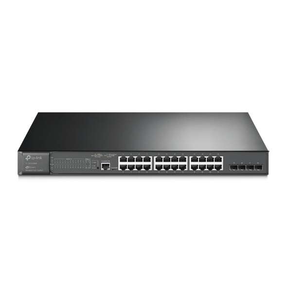  Switch 19" 24 ports Giga POE+ 384 W + 4 SFP