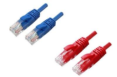 Câble réseau UTP CAT5 2M couleurs variées