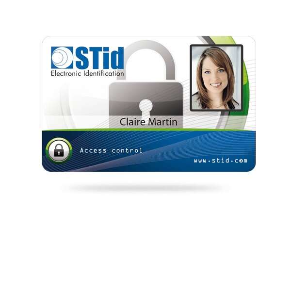 Badge 125Khz 40bits + personnalisé format Iso