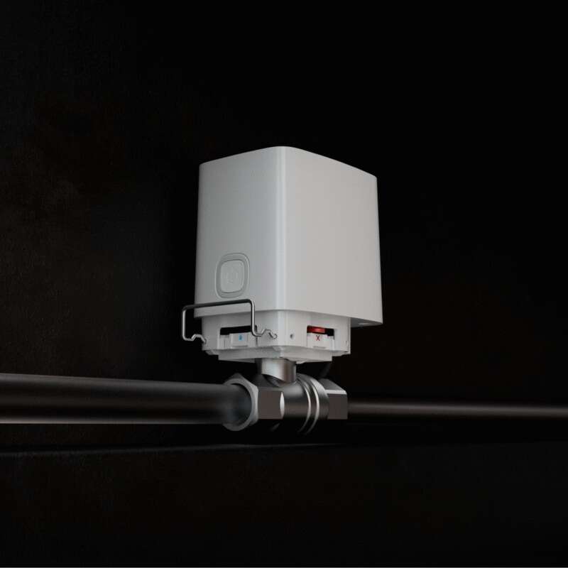 Vanne d’arrêt d’eau avec contrôle à distance 20mm 3/4" - Blanc