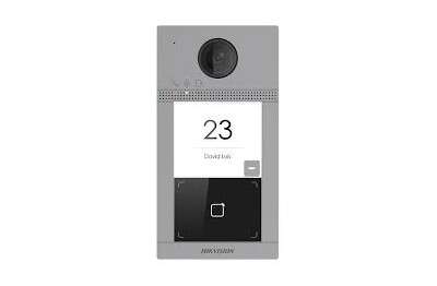 Platine de rue vidéo 2MP villa métal 1 bouton Wifi IP65 IK08 Lecteur Mifare