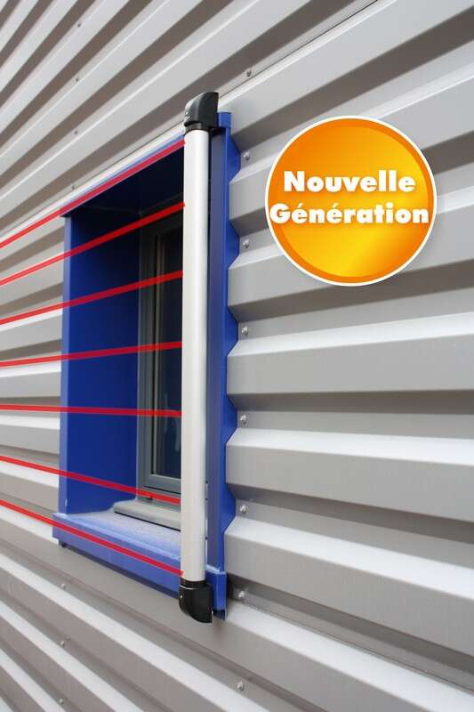 Barrière SENTINEL 1,10M 4 faisceaux portée 80M avec chauffage