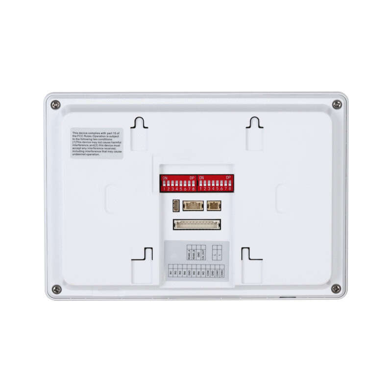Moniteur int. blanc tactile  7"  IP/Wifi ou  2 fils pour VTO2003F uniquement