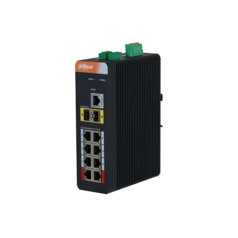 Switch 8 ports PoE Gbit + 1 RJ45 et 2 SFP  Gbit