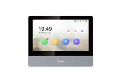 Poste intérieur vidéo moniteur IP Wifi int. 7" mémoire 128MB 1024 × 600