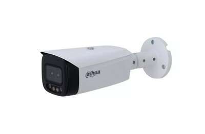 Camera IP FullColor 2.0 4MP double Obj. 2.8mm LED et IR 50M IP67 PoE