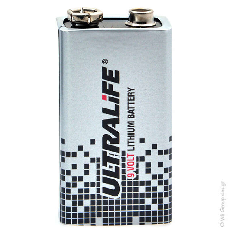 Pile lithium U9VLJPFP ULTRALIFE 9V 1.2Ah