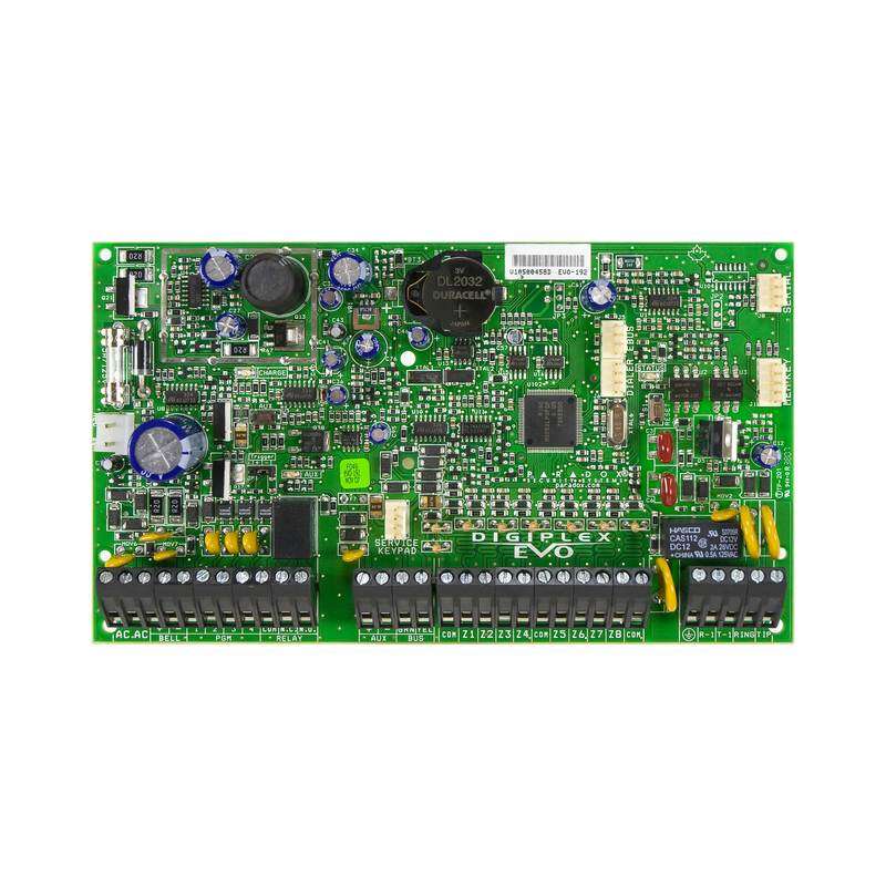 Centrale EVO192 - 8 entrées extensible à 192 - carte seule