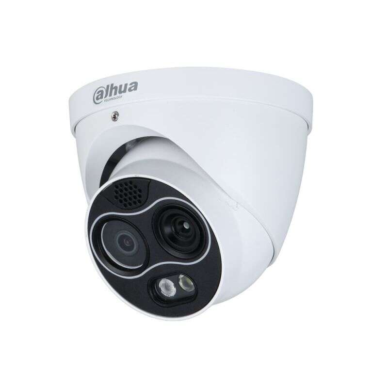 Dôme IP thermique WizSense 256*192 Obj 3.5mm et optique 4MP Obj 4mm IR30M IP67