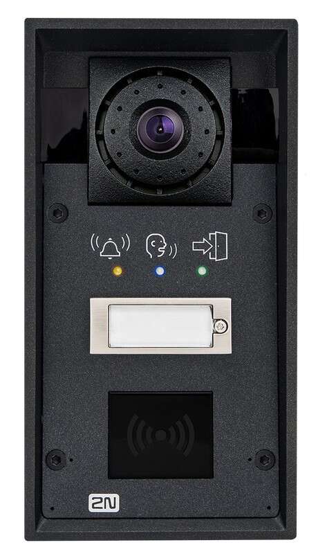 2N® Helios IP Force - 1 bouton, caméra HD, 3 voyants, lect