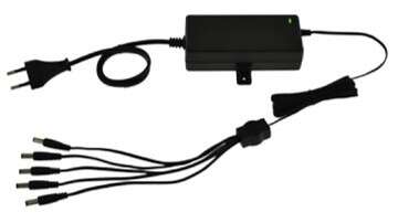 Alimentation compacte 12Vdc 5A avec 5 sorties Jack