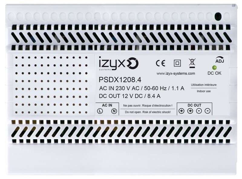 ALIMENTATION RAIL DIN 7M230V AC / 12V DC / 8.4A