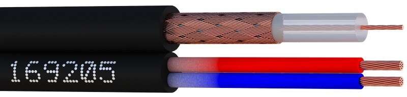 Câble KX6 + 2x0.75 - Dévidoir 150 mètres