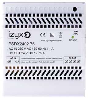 Alimentation Rail Din 5M 230Vac / 24Vdc/ 2.75A