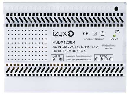 ALIMENTATION RAIL DIN 7M230V AC / 12V DC / 8.4A
