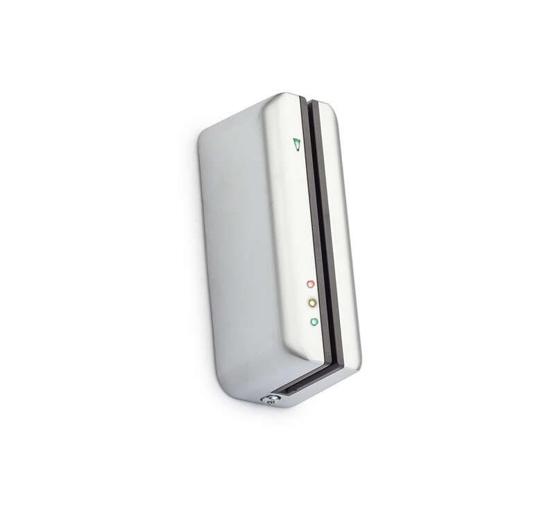 Lecteur magnétique(défilement) Cardlock - chrome satiné