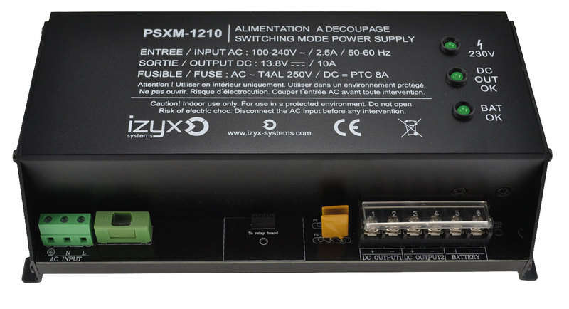 Module alimentation chargeur 100-240V AC/12V DC/10A