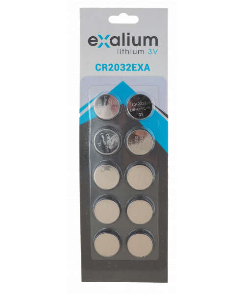 Pile Lithium 3V 230mAh Exalium (Blister de 10)