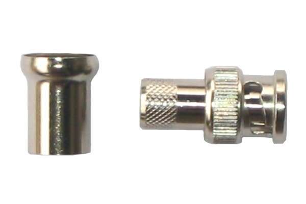 Fiche BNC mâle droite à sertir pour KX8