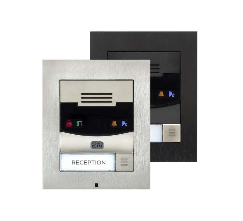 2N® Helios IP Solo with camera, flush mount