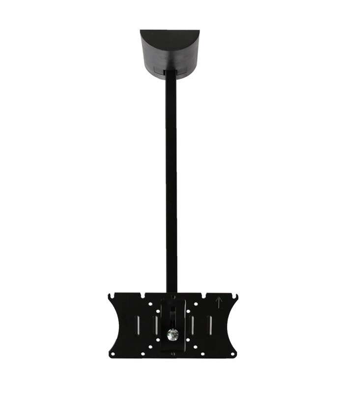 Support plafond Noir LCD/LED réglable de 50 à 85cm, 25Kg