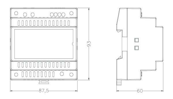 TRANSFORMATEUR RAIL DIN 230V AC / 12/24V AC / 30VA (2,5/1,25