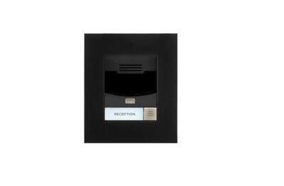 Interphone IP solo  caméra - noir à encastrer