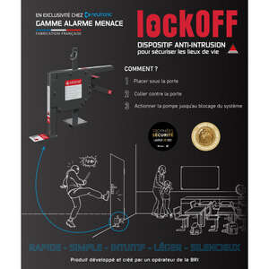 Alarme Menace - Support de fixation murale pour LockOFF