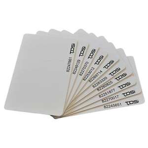 Badge de prox blanc format carte de crédit TDSI