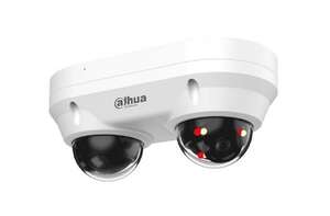 Dôme IP Smart Dual Light 2 X 4MP Obj 2.8mm IR30M IP67 IK10 PoE