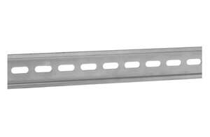 Rail DIN omega en acier 35 x 7,5 mm Longueur 0,25 m