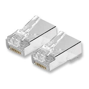 Connecteur RJ45 Cat 5e UTP Contacts alignés - Paquet de 10