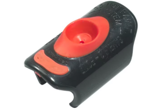 Clip pr tubes prélèvement 2,5mm (Rouge) - lot de 5 pièces