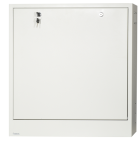 Coffret mural gris pour NVR/SWITCH/MONITEUR 22"( vesa 75/100)